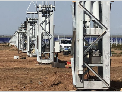 槽式太阳能聚光器液压驱动及跟踪系统